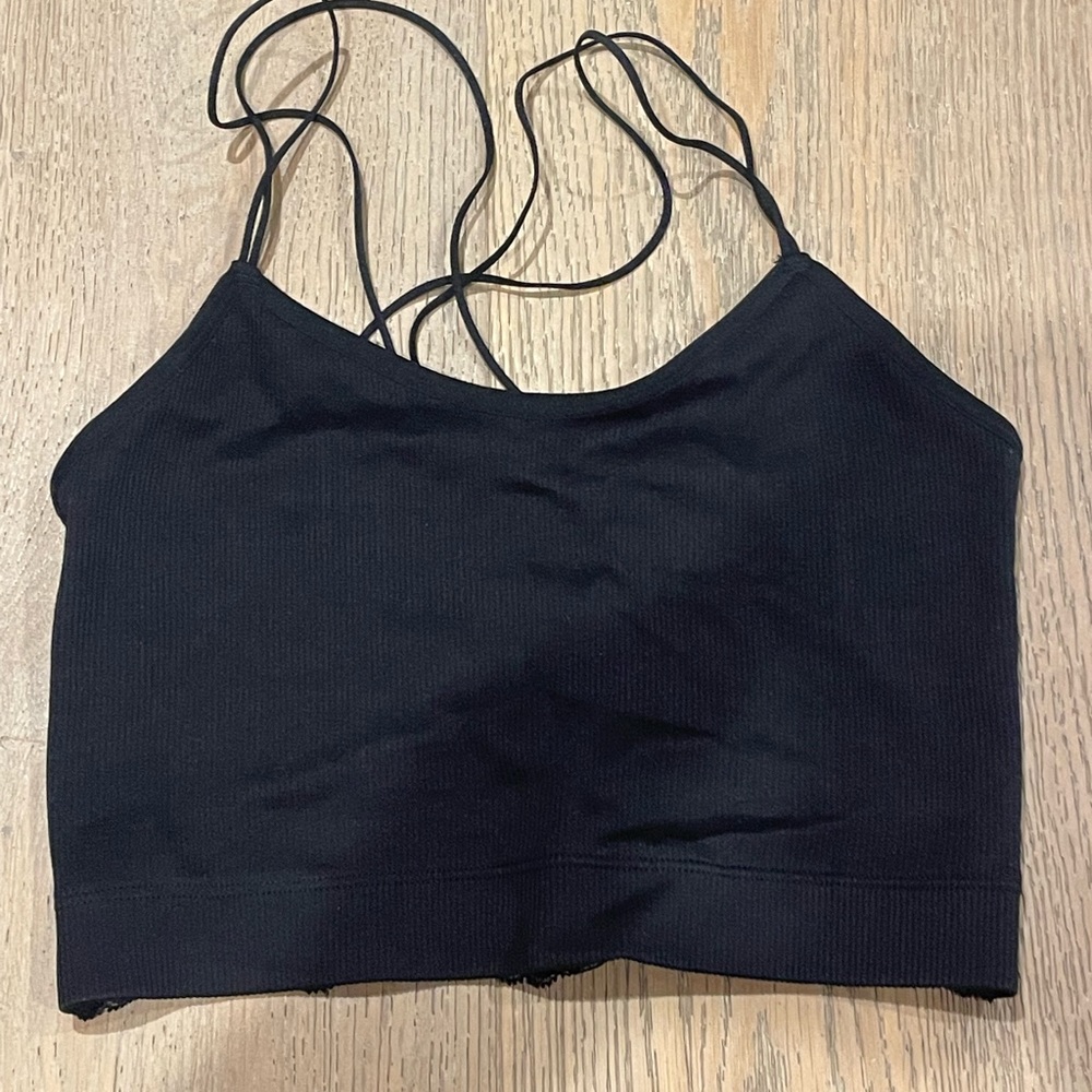 Seamless Laced Crop Tank